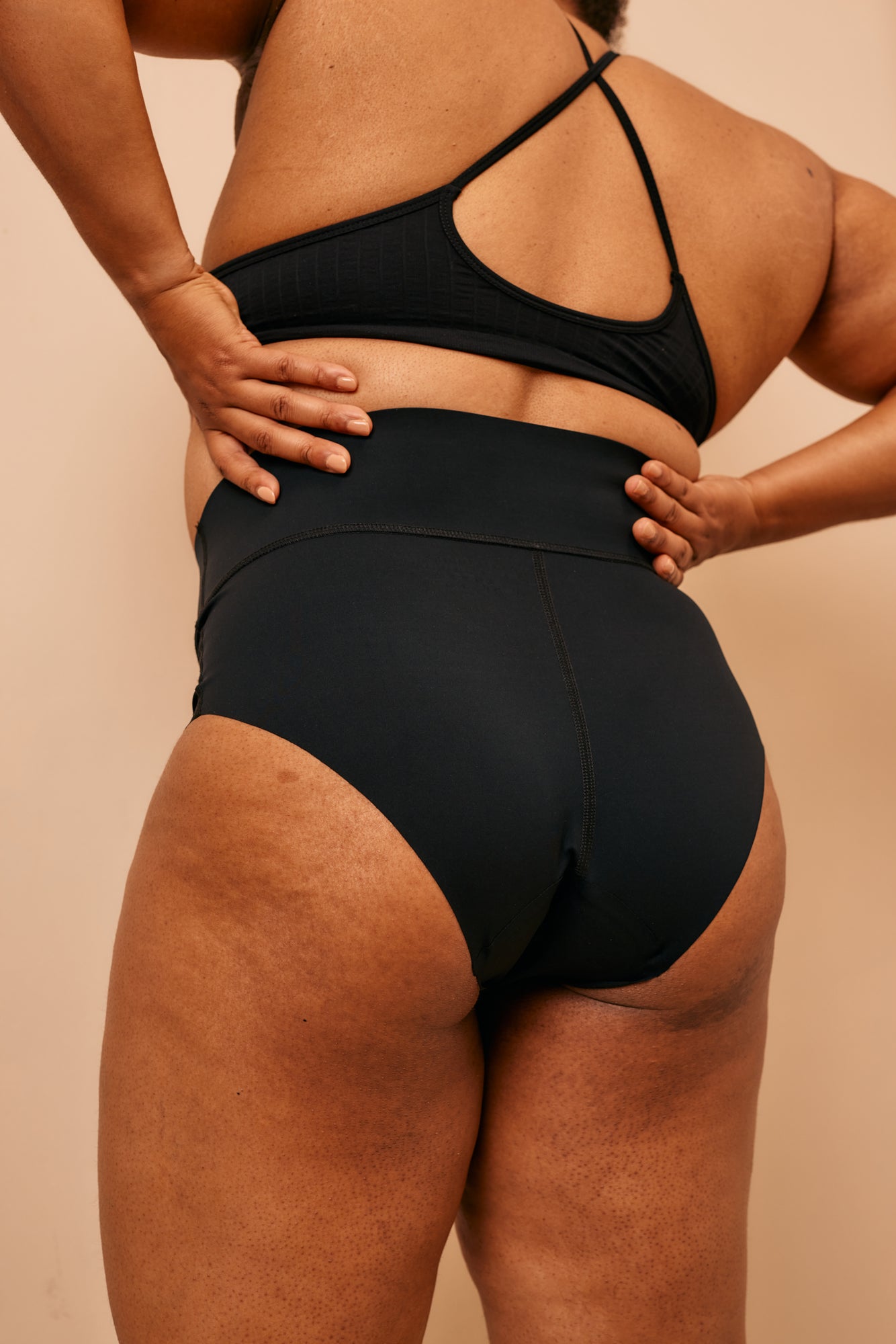 Super absorbent sports undies | Wide Waist | Brief | Black 3