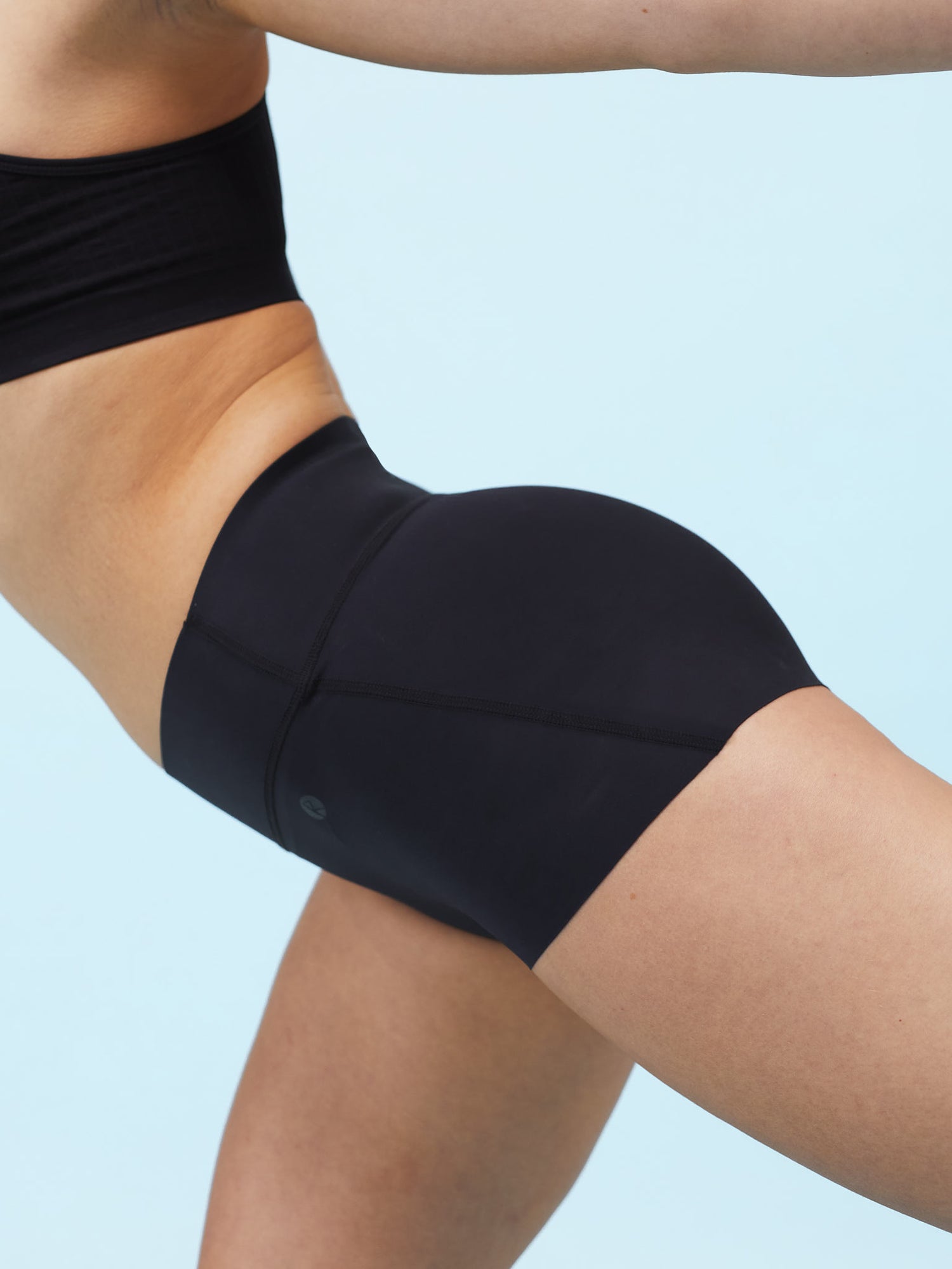 Sweat-free sports undies | Boy Short | Black 3