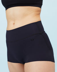 Sweat-free sports undies | Boy Short | Black 2