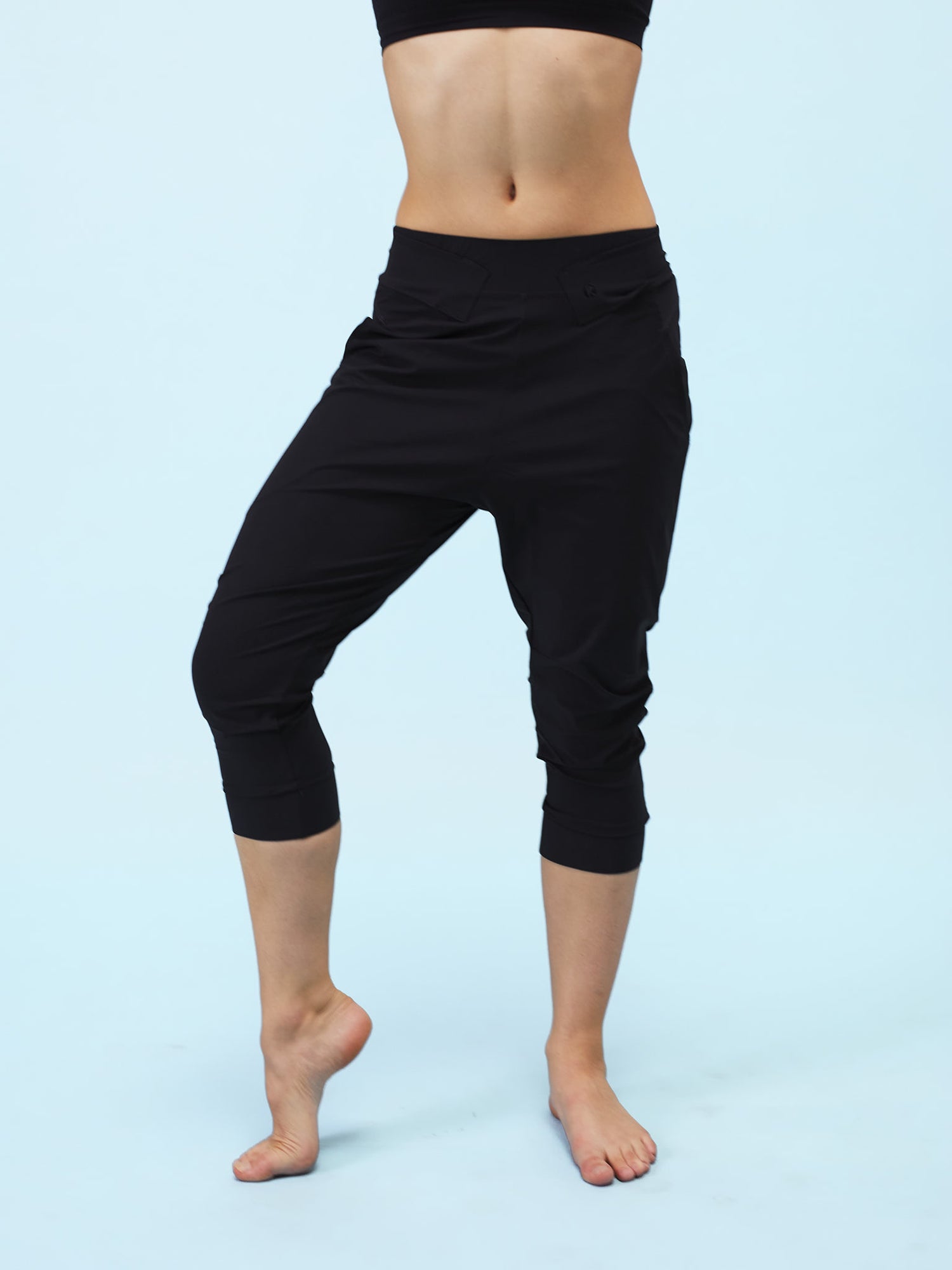 Loose-fit pants | Black | 3