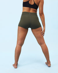 Sweat-free sports undies | Boy Short | Burnt Olive 2