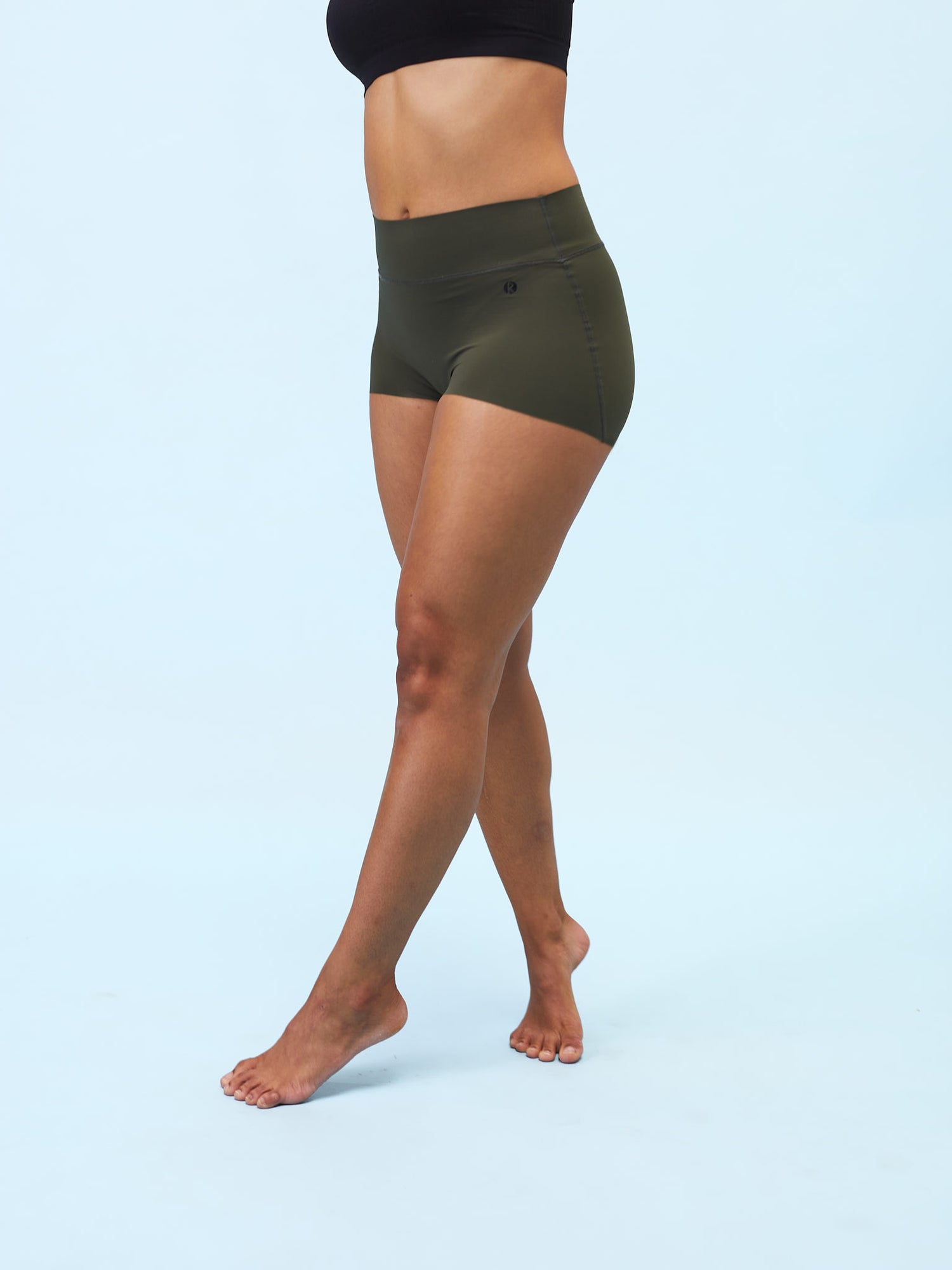 Sweat-free sports undies | Boy Short | Burnt Olive 1