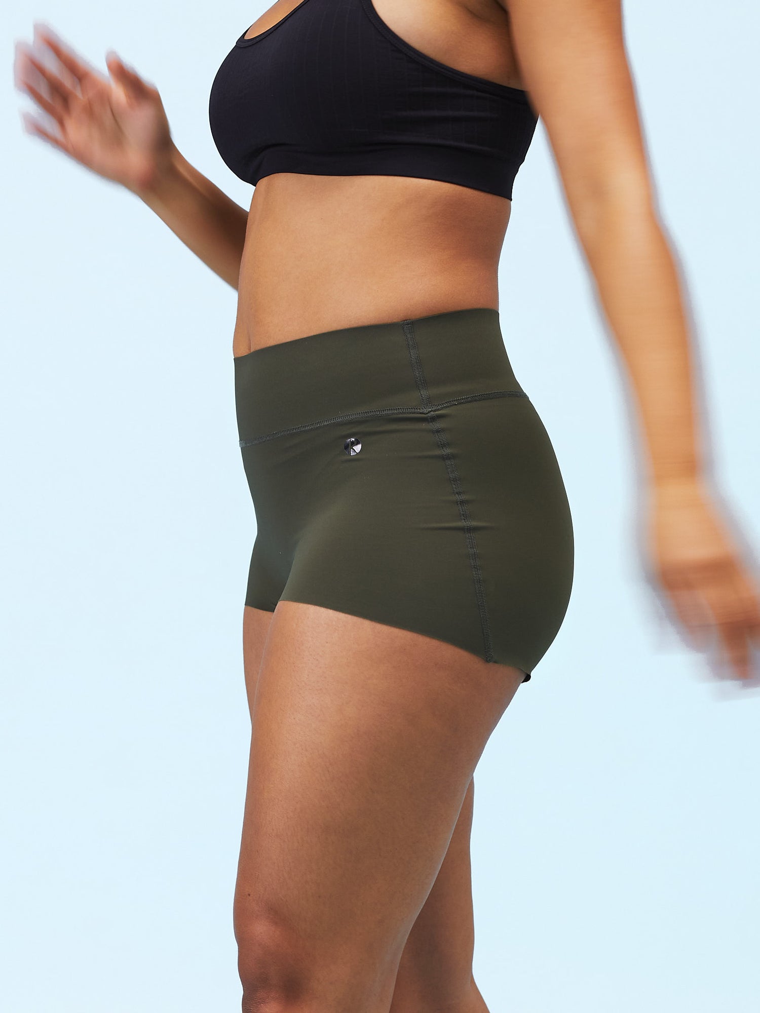 Sweat-free sports undies | Boy Short | Burnt Olive 3