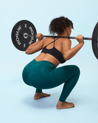 No-see-through-leggings | Ocean Green | 2