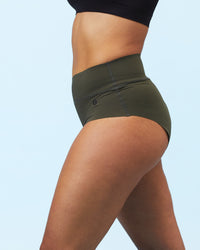 Sweat-free sports undies | Brief | Burnt Olive 2