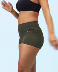 Sweat-free sports undies | Boy Short | Burnt Olive 3